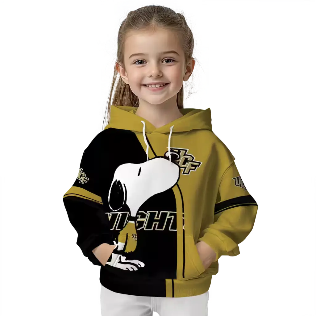 ucf knights playful snoopy gold hoodie top rated ucf knights playful snoopy gold hoodie top rated