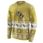 ucf knights reindeer motif gold hoodie best selling