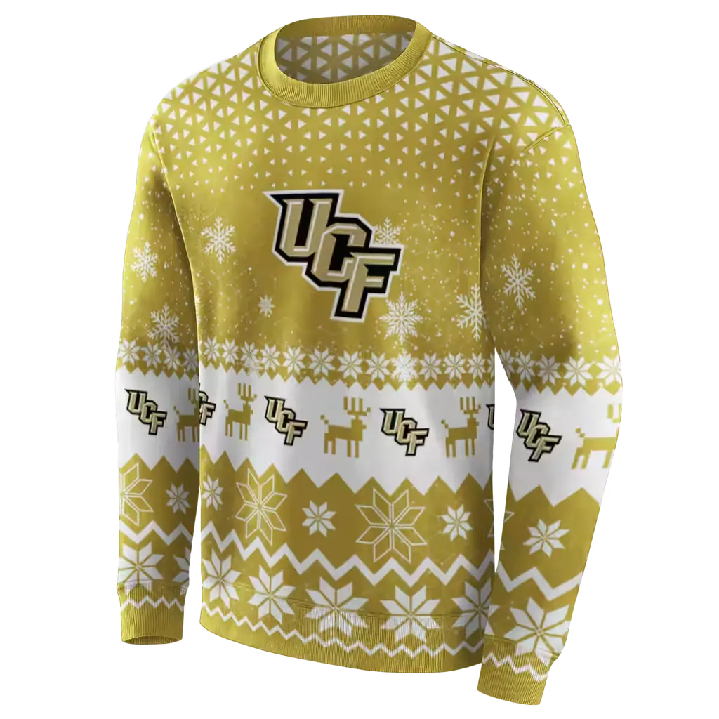 ucf knights reindeer motif gold hoodie new arrival ucf knights reindeer motif gold hoodie new arrival
