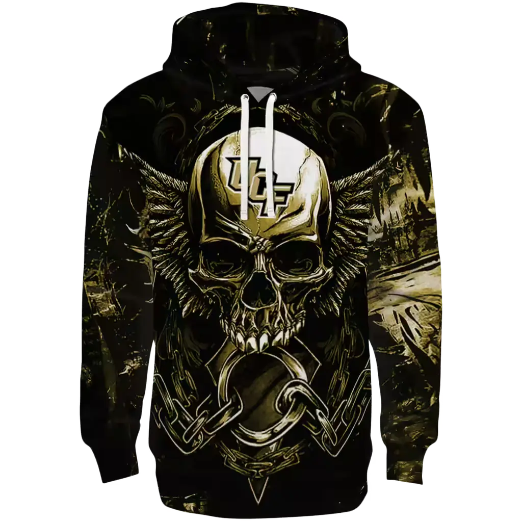 ucf knights skull artwork gold black hoodie best selling ucf knights skull artwork gold black hoodie best selling