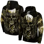 ucf knights skull artwork gold black hoodie best selling