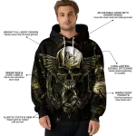 ucf knights skull artwork gold black hoodie best selling
