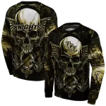 ucf knights skull artwork gold black hoodie best selling