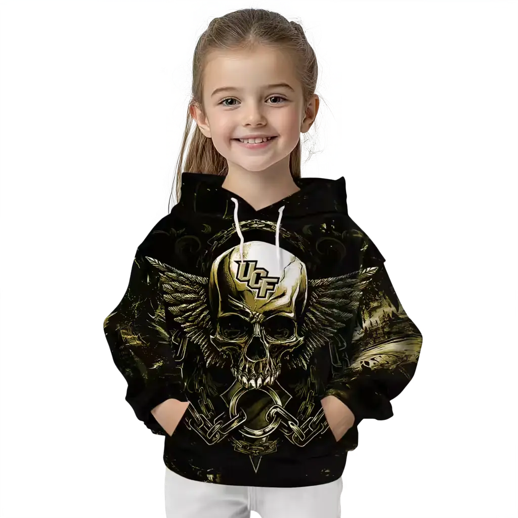 ucf knights skull artwork gold black hoodie top rated ucf knights skull artwork gold black hoodie top rated
