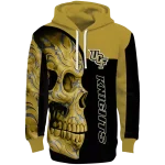 ucf knights skull motif gold black hoodie best selling