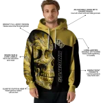 ucf knights skull motif gold black hoodie best selling
