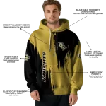 ucf knights splatter effect gold hoodie best selling