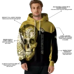 ucf knights sugar skull gold black hoodie best selling