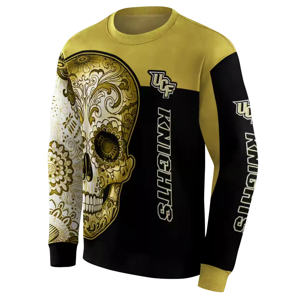 ucf knights sugar skull gold black hoodie new arrival ucf knights sugar skull gold black hoodie new arrival