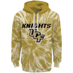 ucf knights tie dye pattern gold hoodie best selling