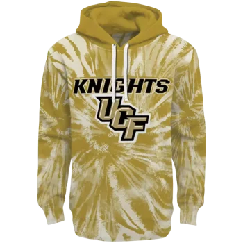 ucf knights tie dye pattern gold hoodie best selling