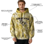ucf knights tie dye pattern gold hoodie best selling