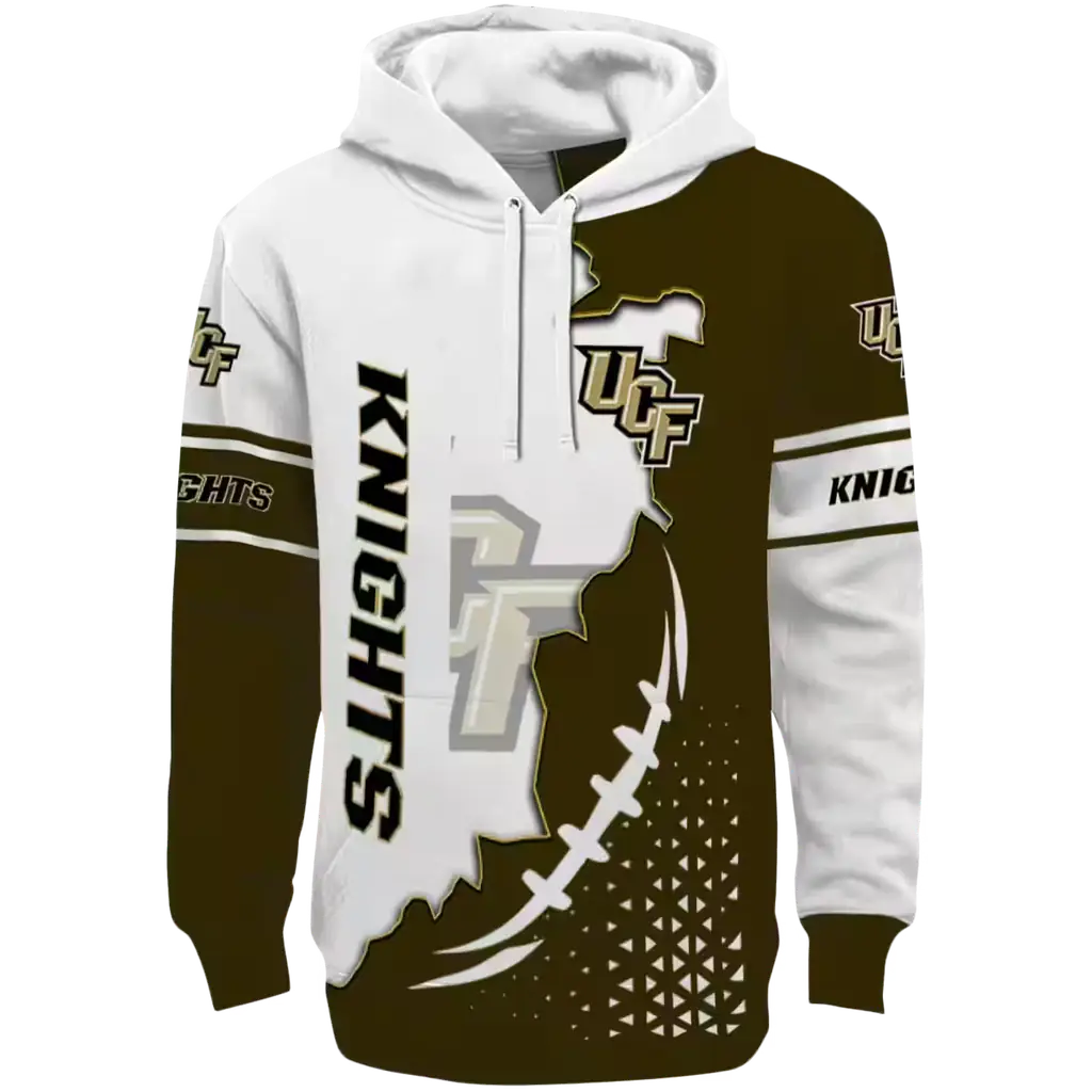 ucf knights triangular pattern gold white hoodie best selling ucf knights triangular pattern gold white hoodie best selling