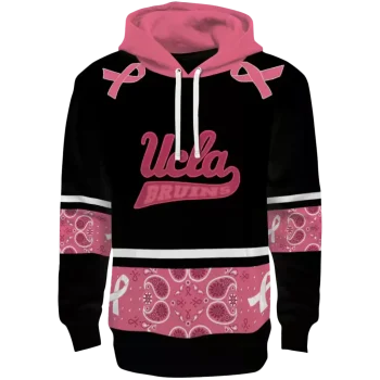 ucla bruins awareness ribbon black pink hoodie best selling