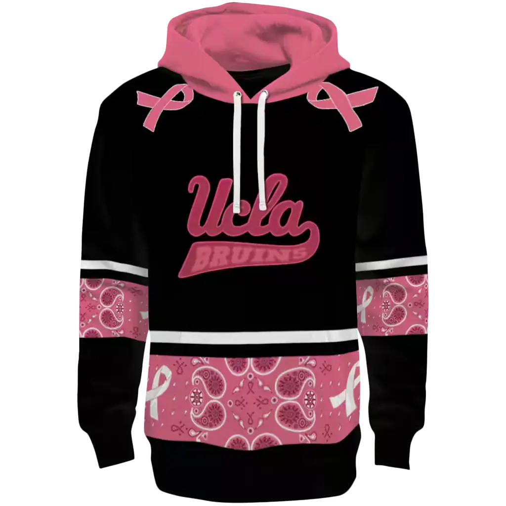 ucla bruins awareness ribbon black pink hoodie best selling ucla bruins awareness ribbon black pink hoodie best selling