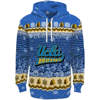 ucla bruins christmas trees blue hoodie best selling
