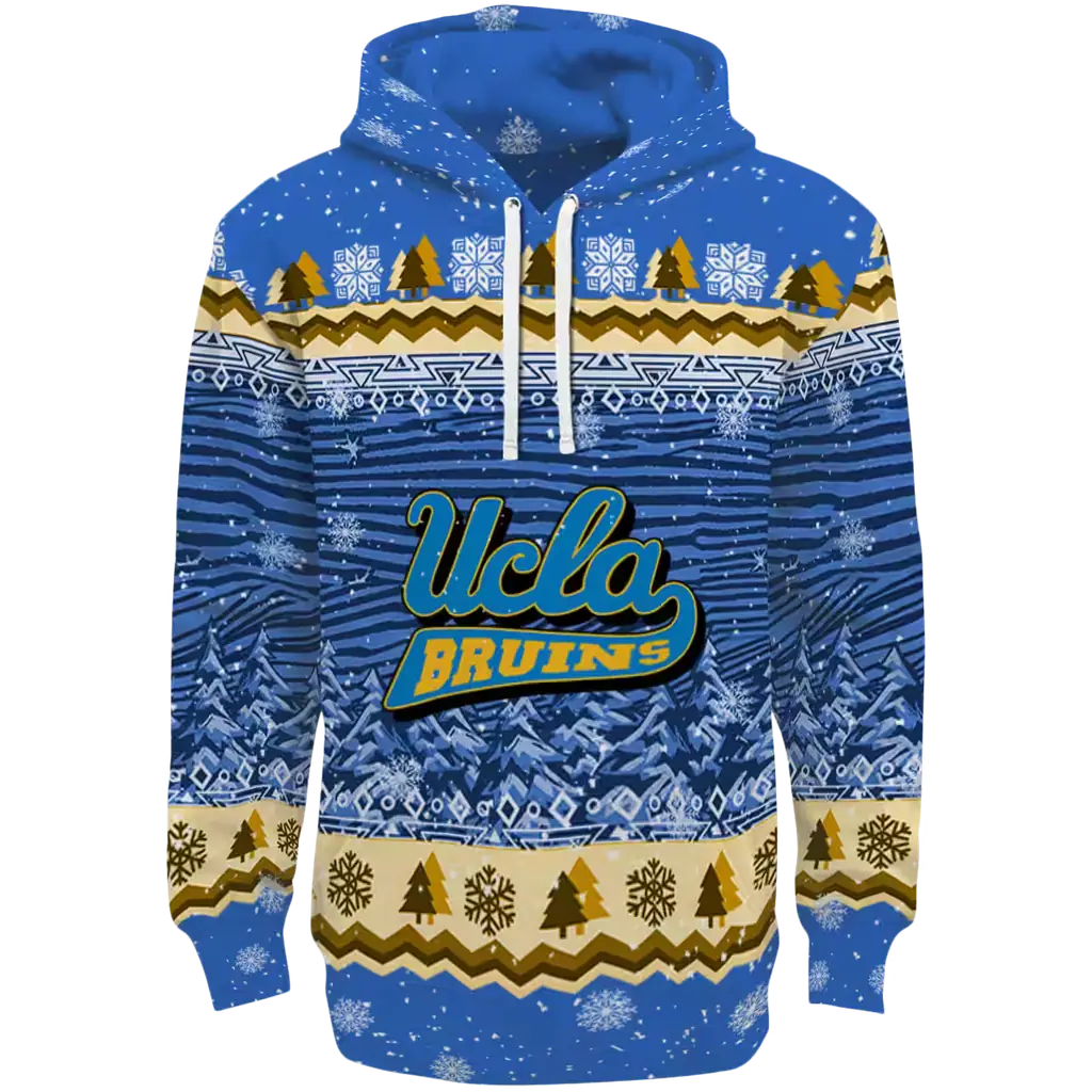 ucla bruins christmas trees blue hoodie best selling ucla bruins christmas trees blue hoodie best selling