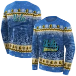 ucla bruins christmas trees blue hoodie best selling