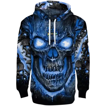 ucla bruins demonic skull blue black hoodie best selling