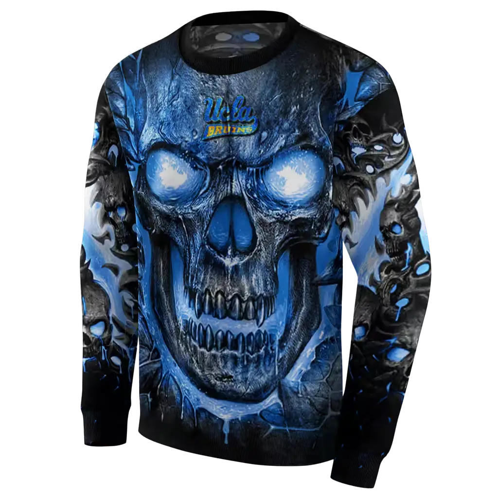 ucla bruins demonic skull blue black hoodie new arrival ucla bruins demonic skull blue black hoodie new arrival
