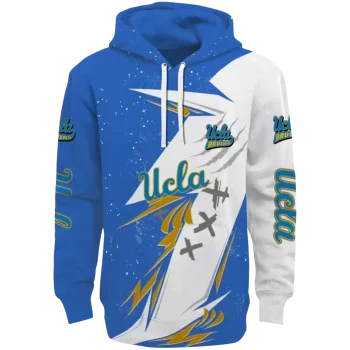 ucla bruins dynamic slash blue white hoodie best selling