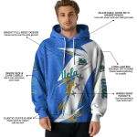 ucla bruins dynamic slash blue white hoodie best selling