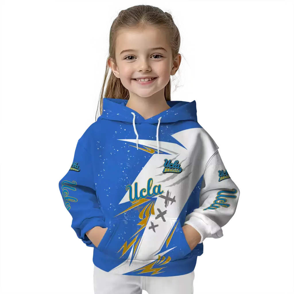 ucla bruins dynamic slash blue white hoodie top rated ucla bruins dynamic slash blue white hoodie top rated