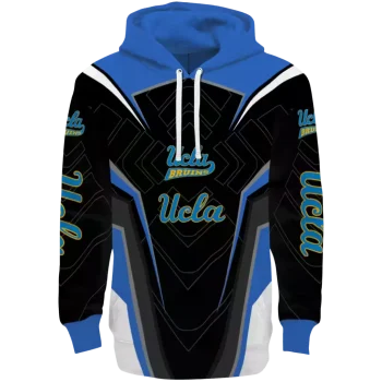 ucla bruins futuristic pattern blue black hoodie best selling