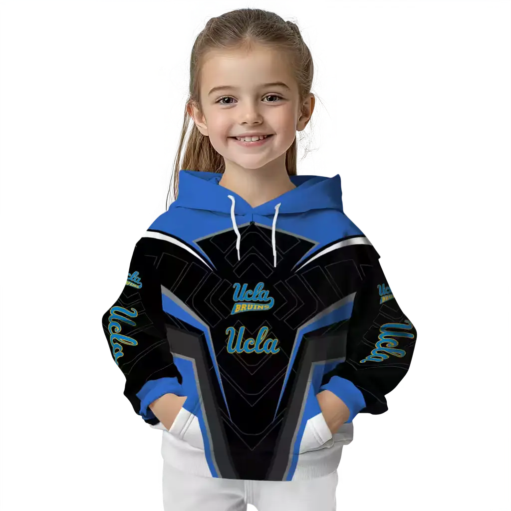 ucla bruins futuristic pattern blue black hoodie top rated ucla bruins futuristic pattern blue black hoodie top rated
