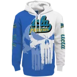 ucla bruins graphic punisher blue white hoodie best selling