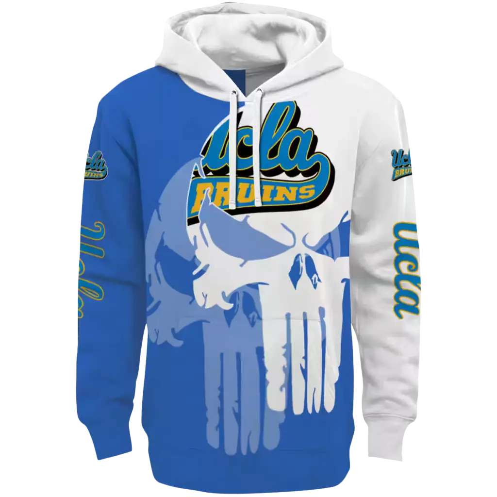 ucla bruins graphic punisher blue white hoodie best selling ucla bruins graphic punisher blue white hoodie best selling