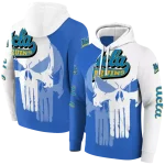 ucla bruins graphic punisher blue white hoodie best selling