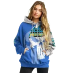 ucla bruins graphic punisher blue white hoodie best selling