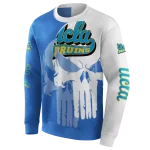 ucla bruins graphic punisher blue white hoodie best selling