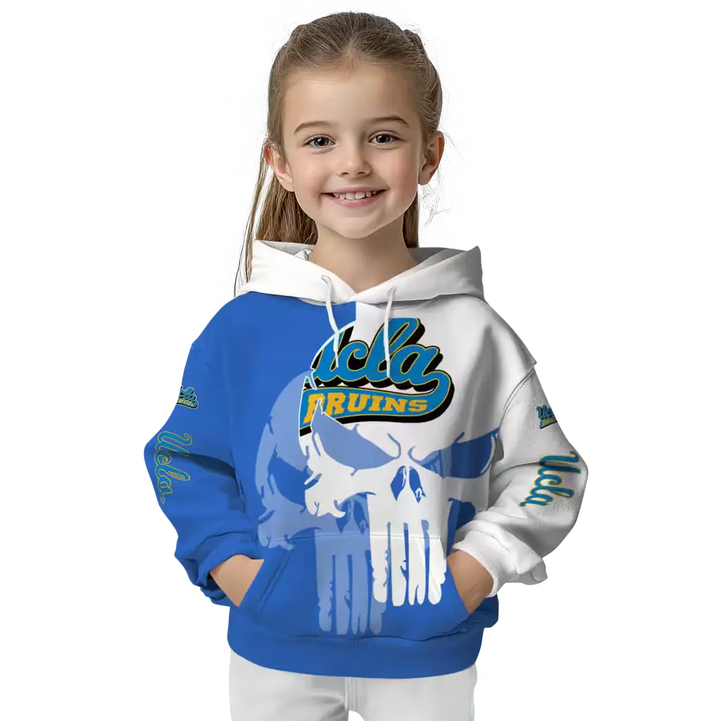 ucla bruins graphic punisher blue white hoodie top rated ucla bruins graphic punisher blue white hoodie top rated
