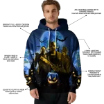 ucla bruins halloween vibes blue black hoodie best selling
