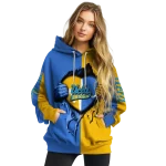 ucla bruins heartbeat graphic blue hoodie best selling