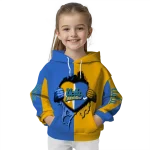 ucla bruins heartbeat graphic blue hoodie best selling
