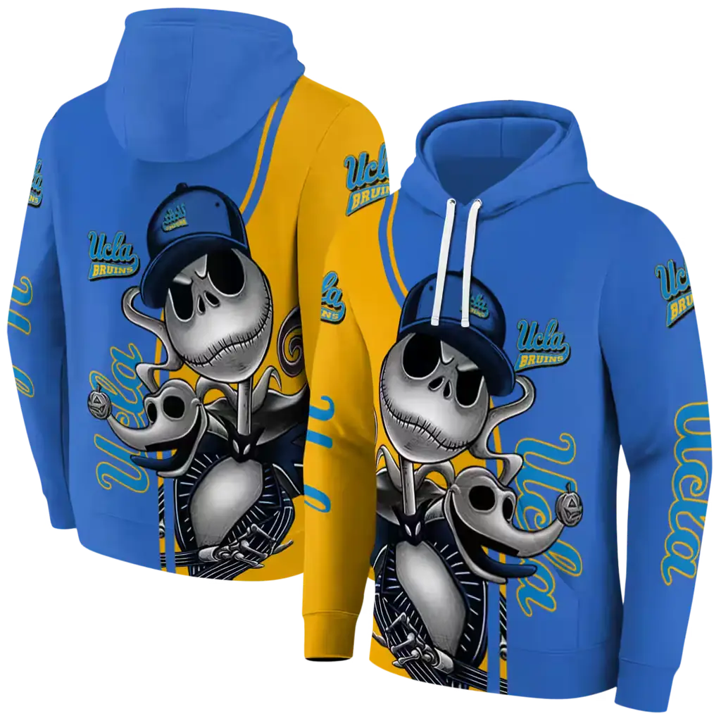 ucla bruins jack skellington blue hoodie fashion forward ucla bruins jack skellington blue hoodie fashion forward