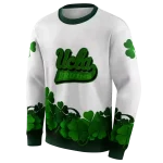 ucla bruins lucky motif white green hoodie best selling