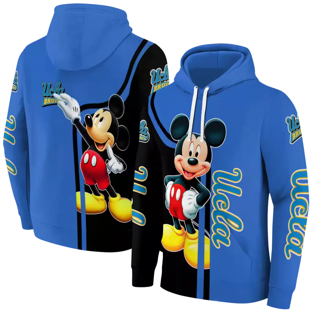 ucla bruins mickey mouse blue black hoodie fashion forward ucla bruins mickey mouse blue black hoodie fashion forward