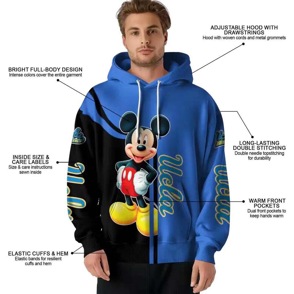 ucla bruins mickey mouse blue black hoodie latest model ucla bruins mickey mouse blue black hoodie latest model
