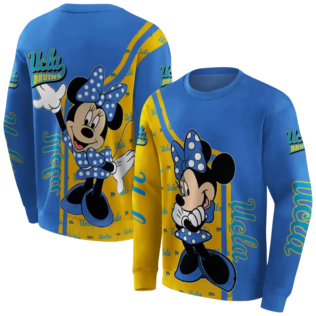 ucla bruins minnie mouse blue hoodie premium grade ucla bruins minnie mouse blue hoodie premium grade