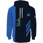 ucla bruins monogram pattern blue hoodie best selling