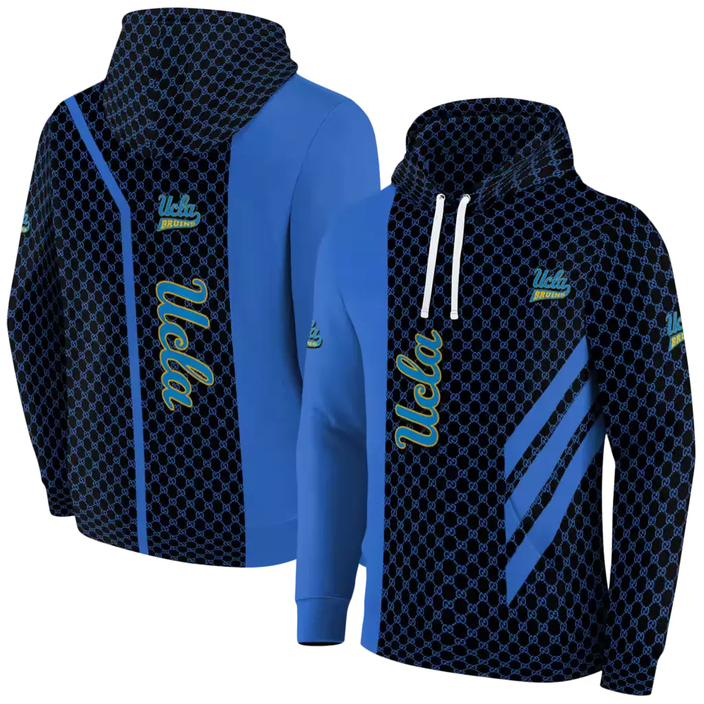 ucla bruins monogram pattern blue hoodie fashion forward ucla bruins monogram pattern blue hoodie fashion forward