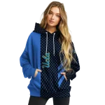 ucla bruins monogram pattern blue hoodie best selling