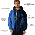 ucla bruins monogram pattern blue hoodie best selling