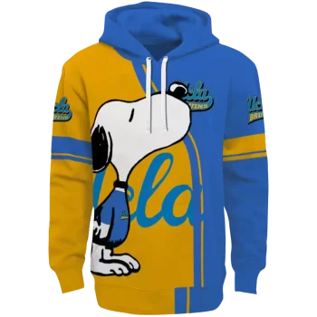 ucla bruins playful snoopy blue hoodie best selling