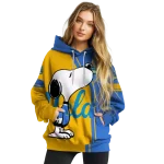 ucla bruins playful snoopy blue hoodie best selling