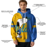 ucla bruins playful snoopy blue hoodie best selling